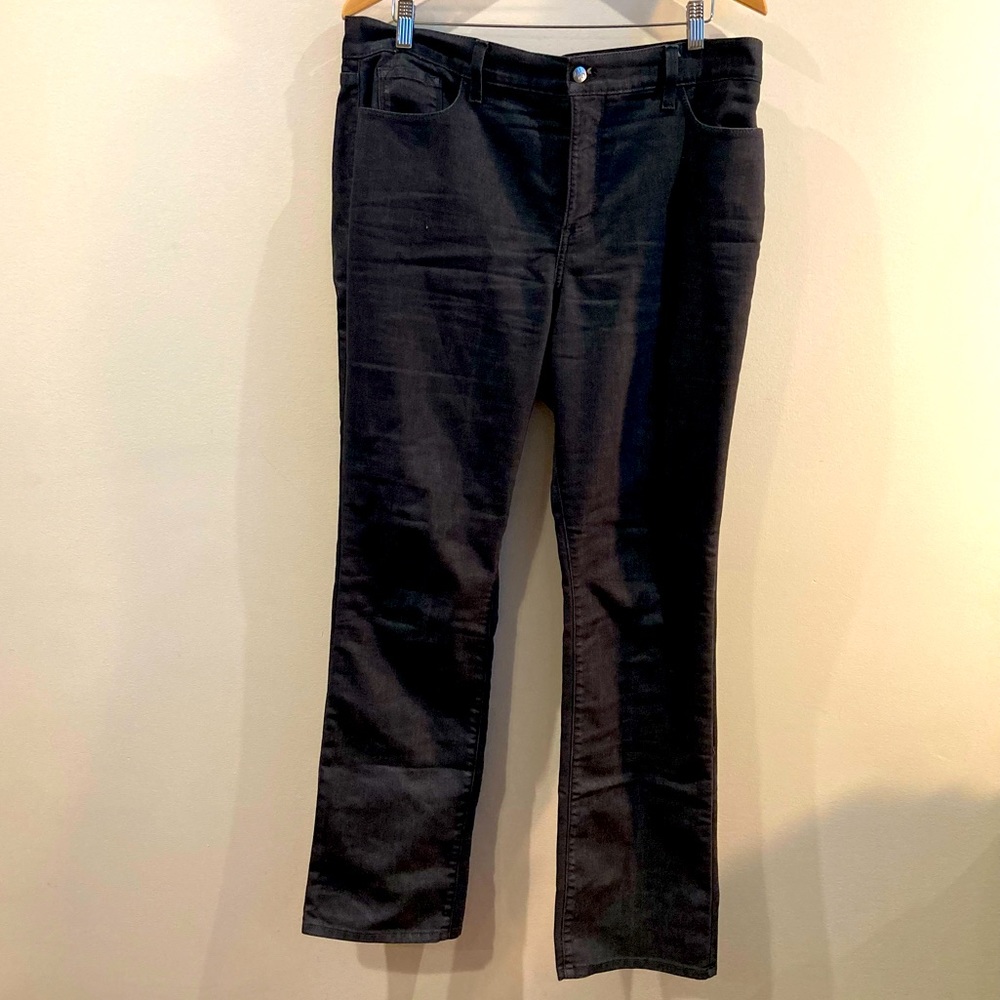 NOT YOUR DAUGHTERS Jeans Dark Blue Straight Leg 75% Cotton 25% Poly Jeans sz 16